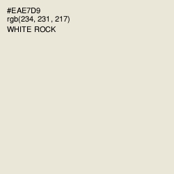#EAE7D9 - White Rock Color Image